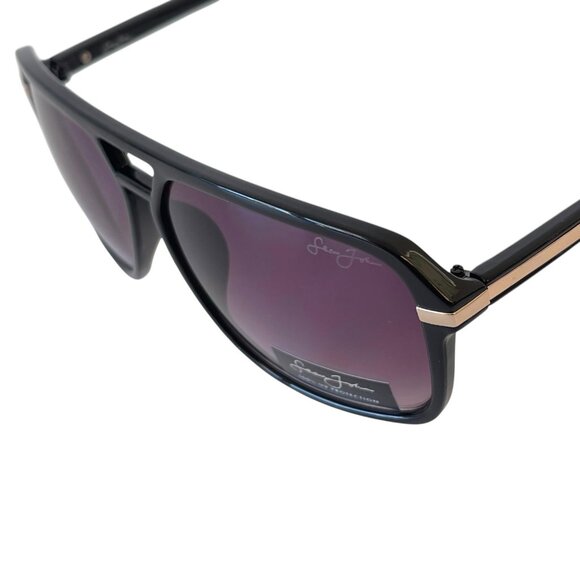 2 New Pairs Sean John Black & Gold Luxury Designer Shades Cool Urban Sunglasses - Picture 3 of 13